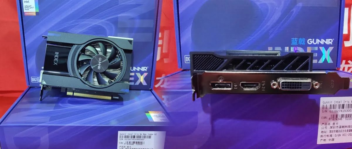 GUNNIR bắt đầu mở bán card đồ họa rời sử dụng nhân GPU Intel DG1 - Image 1