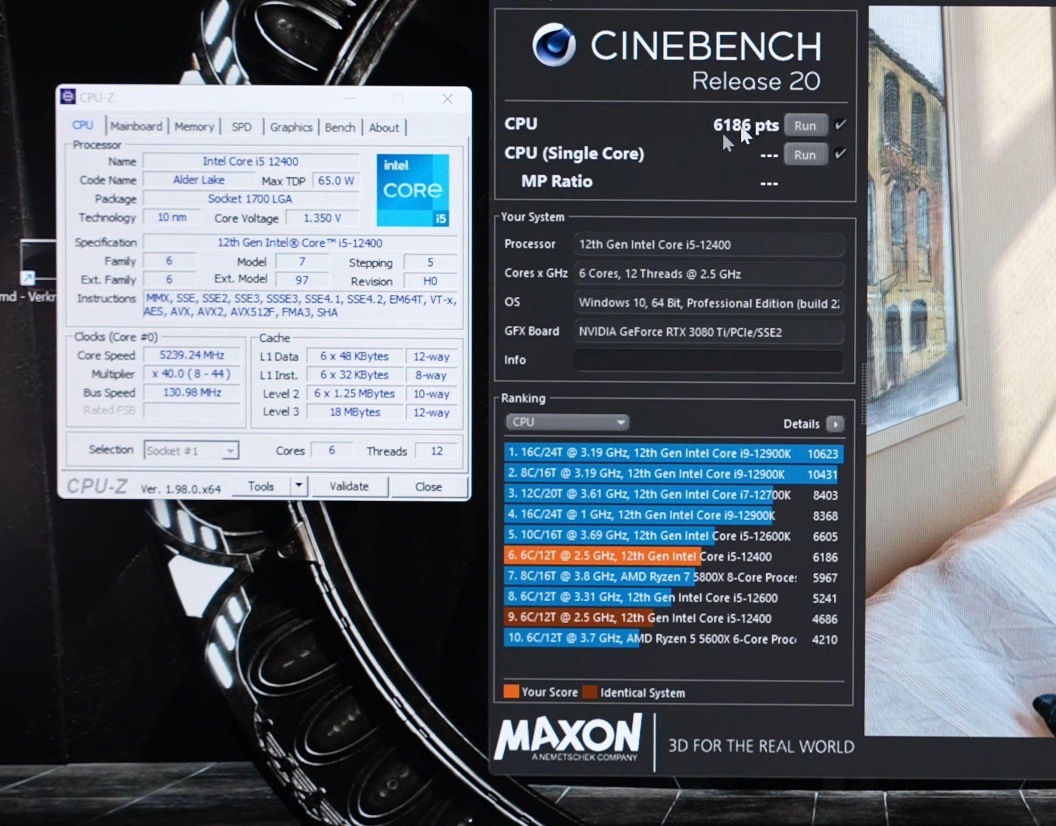 Intel Core i5-12400 ép xung 5.2GHz, tăng 33% hiệu năng Cinebench - Image 4