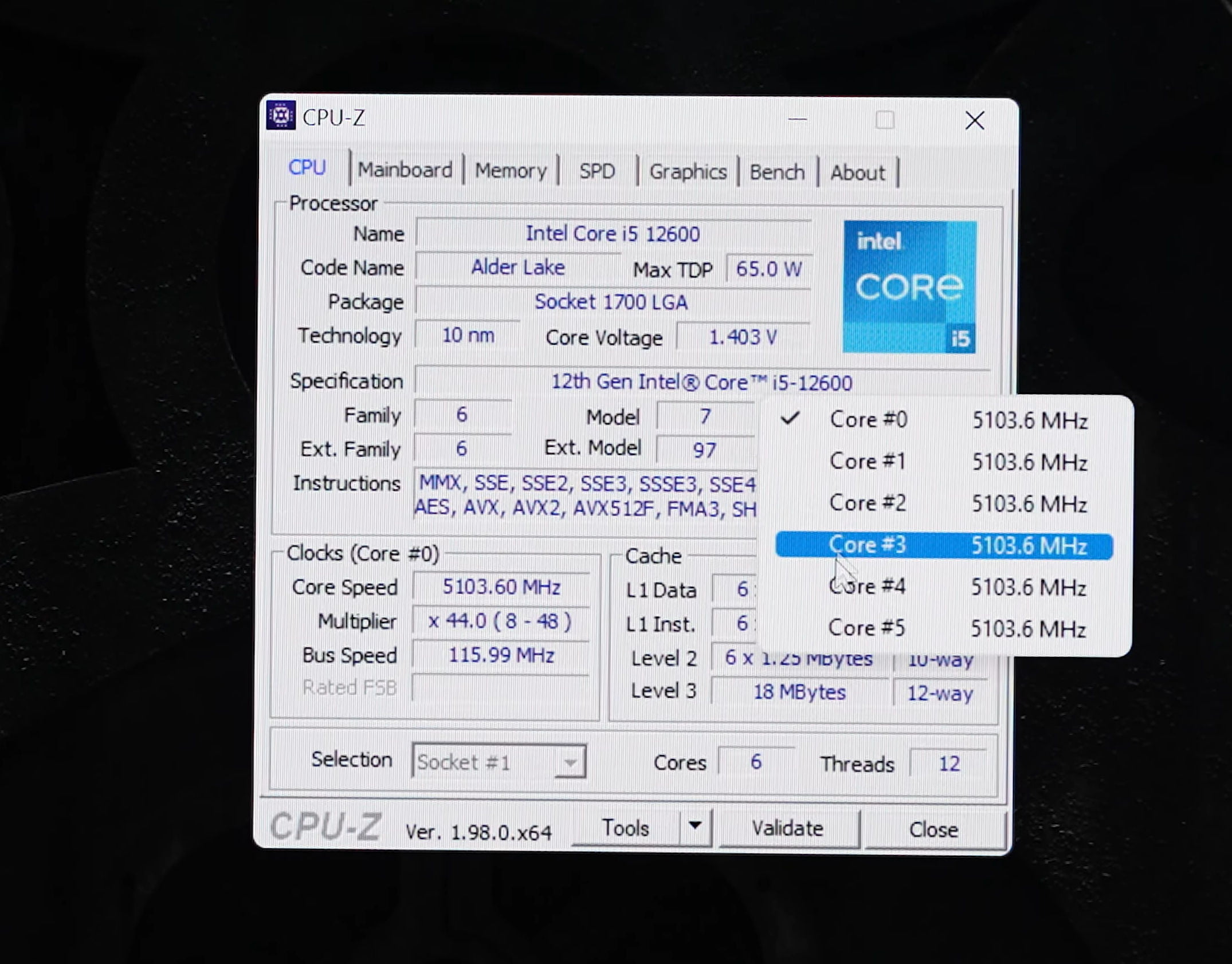 Intel Core i5-12400 ép xung 5.2GHz, tăng 33% hiệu năng Cinebench - Image 2