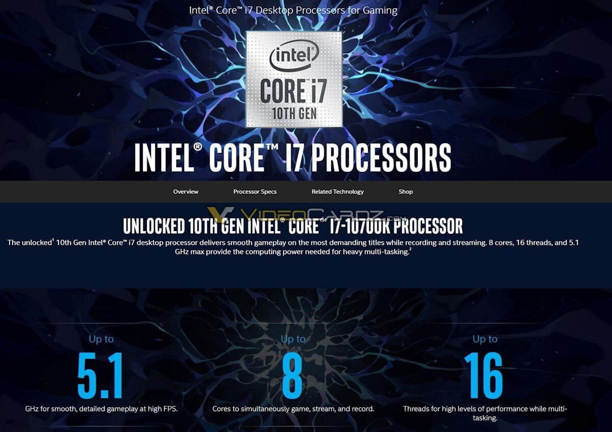 Lộ cấu hình các vi xử lý Intel Core thế hệ thứ 10, i9-10900K 10 nhân 20 luồng, xung tăng tốc lên đến 5.3GHz - Image 2