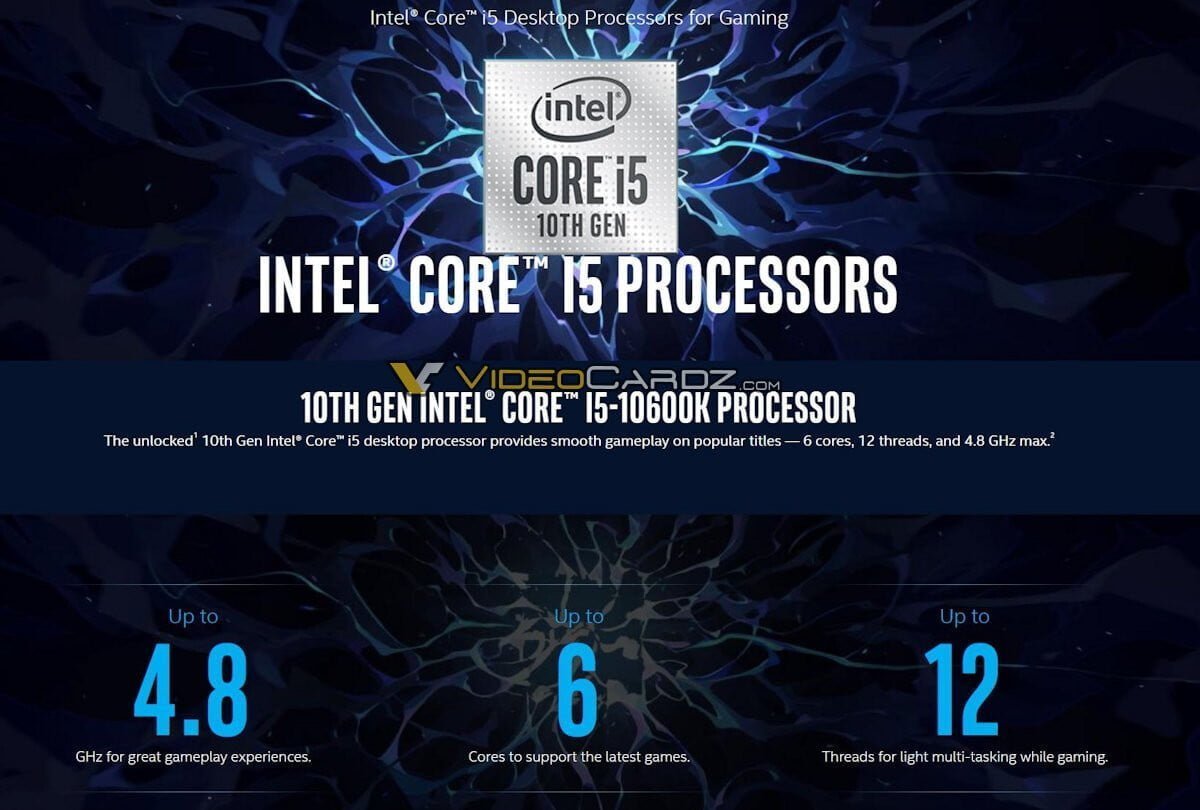 Lộ cấu hình các vi xử lý Intel Core thế hệ thứ 10, i9-10900K 10 nhân 20 luồng, xung tăng tốc lên đến 5.3GHz - Image 3
