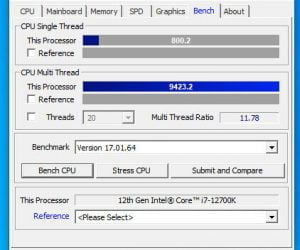 Vi xử lý Intel Core i7-12700K đạt 800 điểm hiệu năng đơn nhân CPU-Z - Image 9